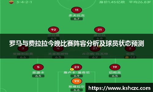 罗马与费拉拉今晚比赛阵容分析及球员状态预测